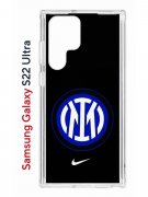 Чехол-накладка Samsung Galaxy S22 Ultra (610632) Kruche PRINT Интер - Nike