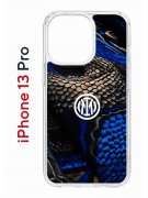 Чехол-накладка Apple iPhone 13 Pro (606543) Kruche PRINT Интер - Snake