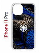Чехол-накладка Apple iPhone 11 Pro (580658) Kruche PRINT Интер - Snake