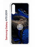Чехол-накладка Samsung Galaxy A70 2019 (580673) Kruche PRINT Интер - Snake