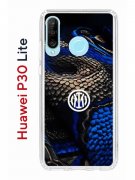 Чехол-накладка Huawei P30 Lite (585137) Kruche PRINT Интер - Snake