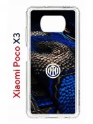 Чехол-накладка Xiaomi Poco X3 (593960) Kruche PRINT Интер - Snake