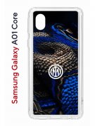 Чехол-накладка Samsung Galaxy A01 Core (593952) Kruche PRINT Интер - Snake