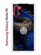 Чехол-накладка Samsung Galaxy Note 10 (580651) Kruche PRINT Интер - Snake