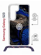 Чехол-накладка Samsung Galaxy S23 (638523) Kruche PRINT Интер - Snake