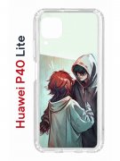 Чехол-накладка Huawei P40 Lite  (588940) Kruche PRINT Секрет