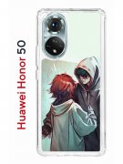 Чехол-накладка Huawei Honor 50 (610635) Kruche PRINT Секрет