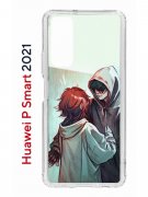 Чехол-накладка Huawei P Smart 2021 (594564) Kruche PRINT Секрет