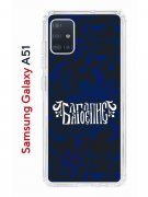 Чехол-накладка Samsung Galaxy A51 (582691) Kruche PRINT Благолепие Синее
