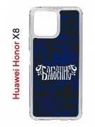 Чехол-накладка Huawei Honor X8 4G (638517) Kruche PRINT Благолепие Синее