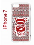 Чехол-накладка Apple iPhone 7 (580667) Kruche PRINT Кусаю за бочок - Орнамент