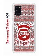 Чехол-накладка Samsung Galaxy A31 (587679) Kruche PRINT Кусаю за бочок - Орнамент