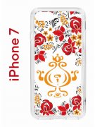 Чехол-накладка Apple iPhone 7 (580667) Kruche PRINT Самовар Светлый