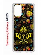 Чехол-накладка Samsung Galaxy A02s (594636) Kruche PRINT Самовар Темный