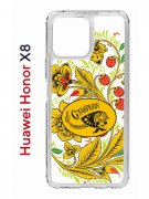Чехол-накладка Huawei Honor X8 4G (638517) Kruche PRINT Сударыня Светлая