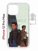 Чехол-накладка Apple iPhone 12 Pro Max (598885) Kruche PRINT Дин Винчестер и Кастиэль 