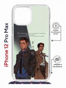 Чехол-накладка Apple iPhone 12 Pro Max (598924) Kruche PRINT Дин Винчестер и Кастиэль 
