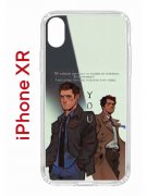 Чехол-накладка iPhone XR Kruche Print Дин Винчестер и Кастиэль 
