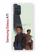 Чехол-накладка Samsung Galaxy A71 (582679) Kruche PRINT Дин Винчестер и Кастиэль 