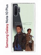 Чехол-накладка Samsung Galaxy Note 10+ (580678) Kruche PRINT Дин Винчестер и Кастиэль 