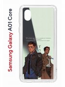 Чехол-накладка Samsung Galaxy A01 Core (593952) Kruche PRINT Дин Винчестер и Кастиэль 