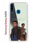 Чехол-накладка Samsung Galaxy A20S (588937) Kruche PRINT Дин Винчестер и Кастиэль 