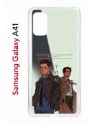 Чехол-накладка Samsung Galaxy A41 (587678) Kruche PRINT Дин Винчестер и Кастиэль 