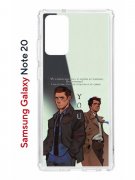 Чехол-накладка Samsung Galaxy Note 20 (588938) Kruche PRINT Дин Винчестер и Кастиэль 