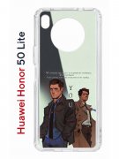 Чехол-накладка Huawei Honor 50 Lite (610636) Kruche PRINT Дин Винчестер и Кастиэль 