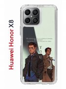 Чехол-накладка Huawei Honor X8 4G (638517) Kruche PRINT Дин Винчестер и Кастиэль 