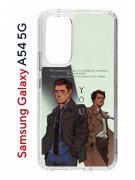 Чехол-накладка Samsung Galaxy A54 5G (638391) Kruche PRINT Дин Винчестер и Кастиэль 