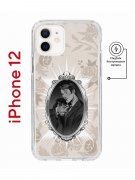 Чехол-накладка Apple iPhone 12  (598886) Kruche PRINT Портрет Ганнибала и Уилла