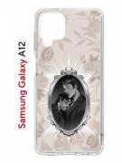 Чехол-накладка Samsung Galaxy A12 (594609) Kruche PRINT Портрет Ганнибала и Уилла