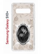 Чехол-накладка Samsung Galaxy S10+ (580661) Kruche PRINT Портрет Ганнибала и Уилла