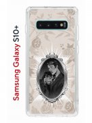 Чехол-накладка Samsung Galaxy S10+ (580661) Kruche PRINT Портрет Ганнибала и Уилла