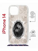 Чехол-накладка Apple iPhone 14  (625960) Kruche PRINT Портрет Ганнибала и Уилла