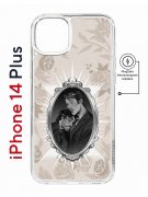 Чехол-накладка Apple iPhone 14 Plus (625965) Kruche PRINT Портрет Ганнибала и Уилла