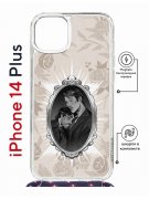 Чехол-накладка Apple iPhone 14 Plus (625962) Kruche PRINT Портрет Ганнибала и Уилла