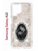 Чехол-накладка Samsung Galaxy A22 4G (606545) Kruche PRINT Портрет Ганнибала и Уилла