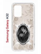 Чехол-накладка Samsung Galaxy A32 4G (598888) Kruche PRINT Портрет Ганнибала и Уилла