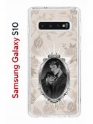 Чехол-накладка Samsung Galaxy S10 (580670) Kruche PRINT Портрет Ганнибала и Уилла