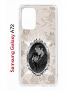 Чехол-накладка Samsung Galaxy A72 (598893) Kruche PRINT Портрет Ганнибала и Уилла