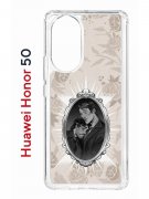 Чехол-накладка Huawei Honor 50 (610635) Kruche PRINT Портрет Ганнибала и Уилла