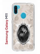 Чехол-накладка Samsung Galaxy M11 (588927) Kruche PRINT Портрет Ганнибала и Уилла