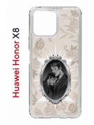 Чехол-накладка Huawei Honor X8 4G (638517) Kruche PRINT Портрет Ганнибала и Уилла