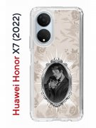 Чехол-накладка Huawei Honor X7  (638390) Kruche PRINT Портрет Ганнибала и Уилла