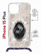 Чехол-накладка Apple iPhone 15 Plus (641579) Kruche PRINT Портрет Ганнибала и Уилла