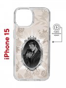 Чехол-накладка Apple iPhone 15 (641584) Kruche PRINT Портрет Ганнибала и Уилла