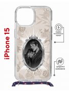 Чехол-накладка Apple iPhone 15 (641581) Kruche PRINT Портрет Ганнибала и Уилла