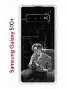 Чехол-накладка Samsung Galaxy S10+ (580661) Kruche PRINT Уилл Грэм